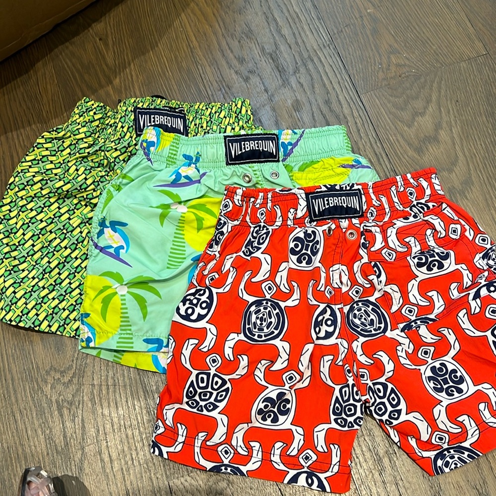 Lot of 3 Children’s Vilebrequin bathing suit